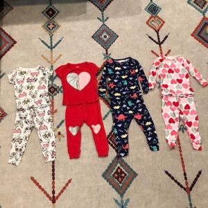 Carter’s Pajama Bundle~ 4 Sets